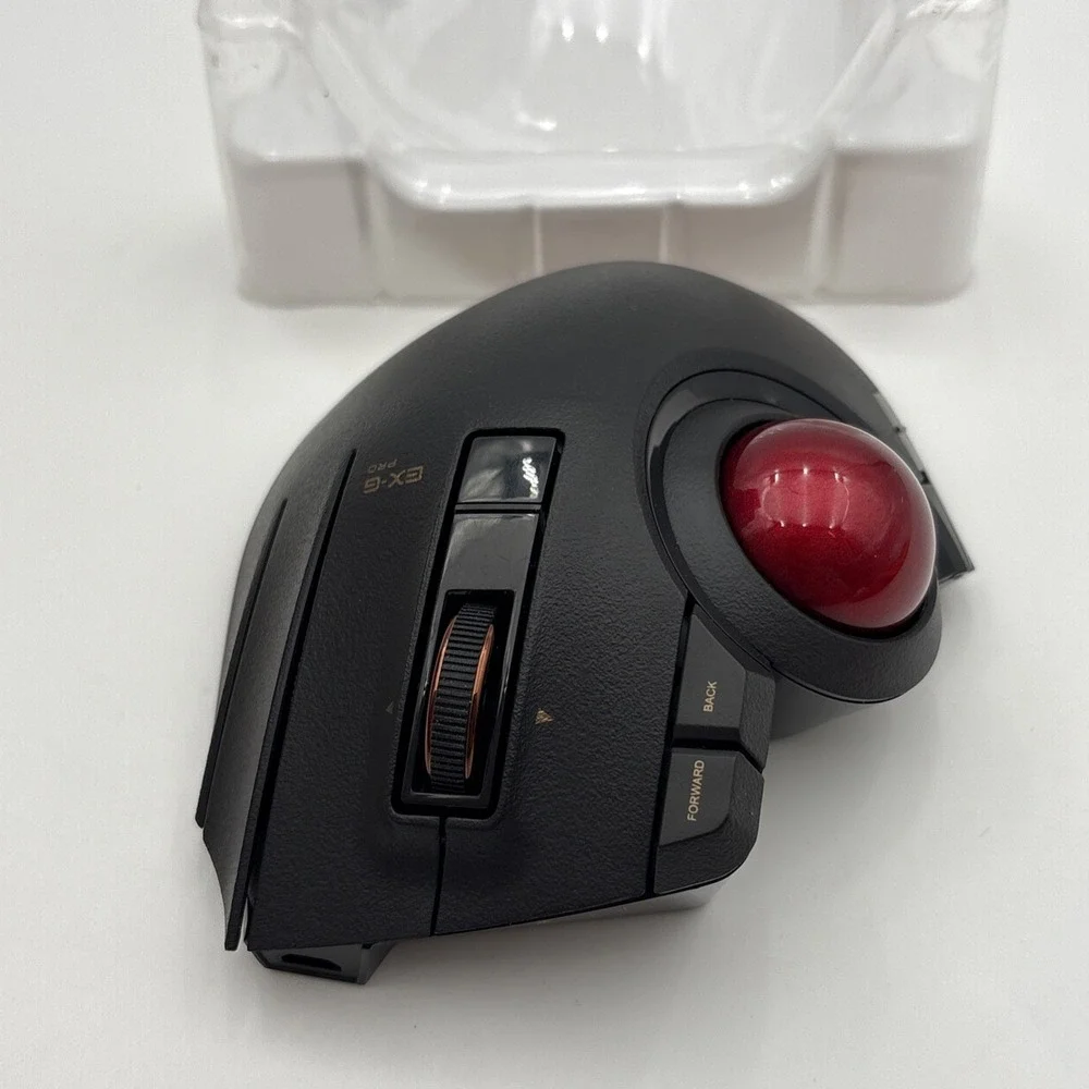 Elecom trackball mouse / thumb / 8 button / wired / wireless